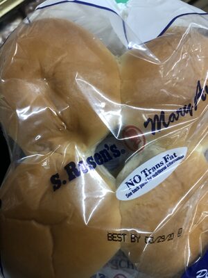 Plain Enriched Hamburger Buns, Plain