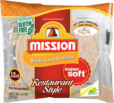 White Corn Restaurant Style Tortillas, White Corn