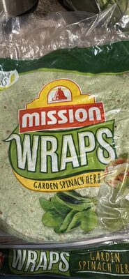 Garden Spinach Herb Wraps, Garden Spinach Herb