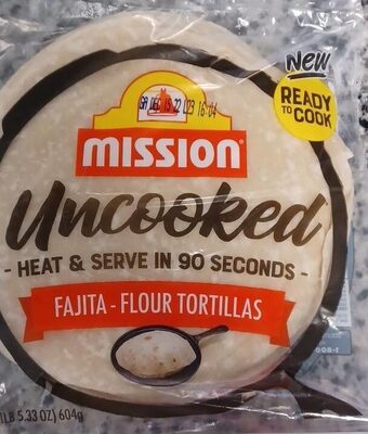 Uncooked Fajita Flour Tortillas, Fajita