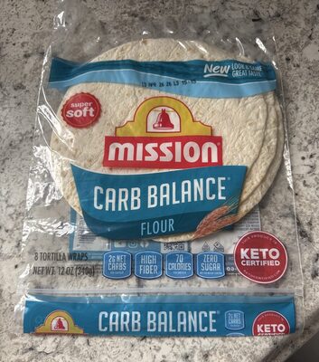 Flour Carb Balance Tortilla Wraps, Flour Carb Balance
