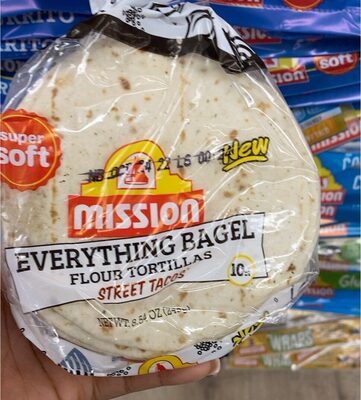 Everything Bagel Street Tacos Flour Tortillas, Everything Bagel