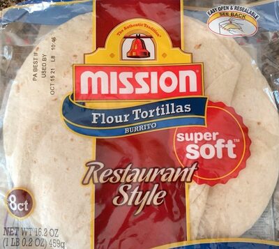 Super Soft Restaurant Style Burrito Flour Tortillas