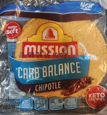 Chipotle Carb Balance Tortilla Wraps, Chipotle Carb Balance