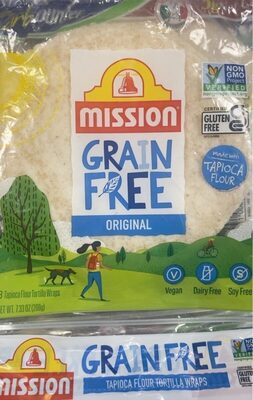 Grain Free Original Tapioca Flour Tortilla Wraps