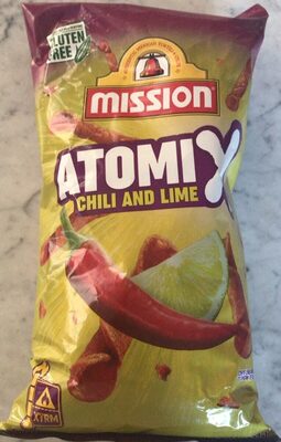 Chili And Lime Rolled Tortilla Chips, Chili And Lime