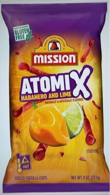 Habanero And Lime Flavored Hot Rolled Tortilla Chips, Habanero And Lime