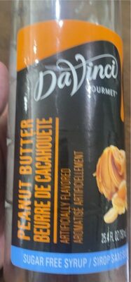 Peanut Butter Flavored Sugar Free Syrup, Peanut Butter