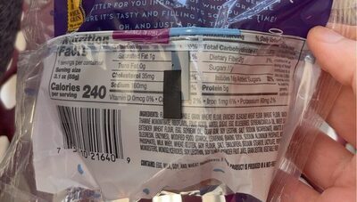 Muffins, Whole Grain, Blueberry, Individually Wrapped