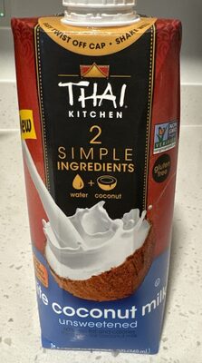 Unsweetened Lite Coconut Milk, Unsweetened