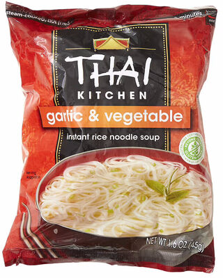 Mild Garlic & Vegetable Instant Rice Noodle Soup, Mild Garlic & Vegetable