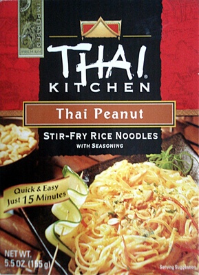 Thai Peanut Noodle Kit Includes Stir-Fry Rice Noodles & Thai Peanut Seasoning