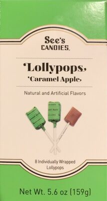 Caramel Apple Lollypops, Caramel Apple