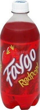 Naturally & Artificially Flavored Strawberry Soda, Redpop!