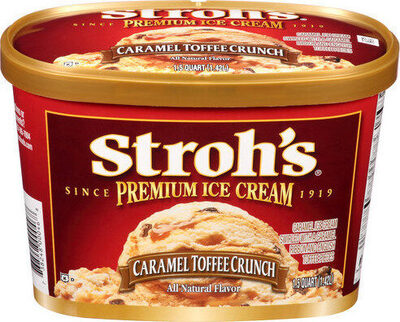 Premium Ice Cream, Caramel Toffee Crunch