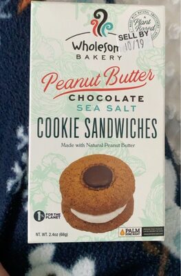 Peanut Butter Chocolate Sea Salt Cookie Sandwiches, Peanut Butter Chocolate Sea Salt