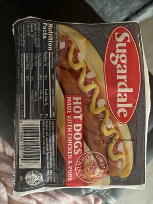 Sugardale Hot Dogs, 16 Oz