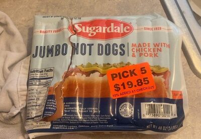 Jumbo Hot Dogs