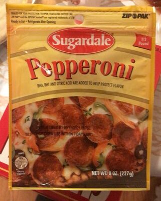 Sugardale Pepperoni, 8 Oz