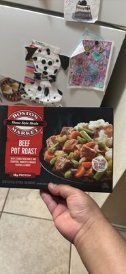 Beef Pot Roast With Steamed Vegetables And Signature, Homestyle Mashed Potatoes & Gravy, Beef Pot Roast