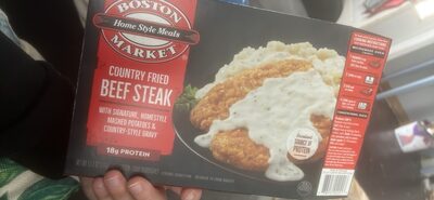Country Fried Beef Steak With Signature, Homestyle Mashed Potatoes & Country-Style Gravy, Country Fried