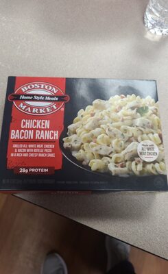Chicken Bacon Ranch With Rotelle Pasta In A Rich And Cheesy Ranch Sauce, Chicken Bacon Ranch