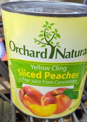 Yellow Cling Sliced Peaches In Pear Juice From Concentrate