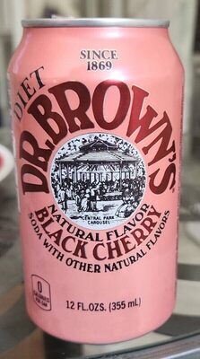Black Cherry Diet Soda, Black Cherry