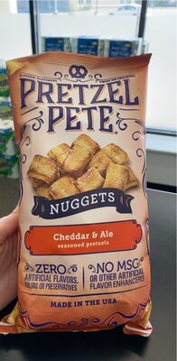 Cheddar & Ale Seasoned Pretzels Nuggets, Cheddar & Ale