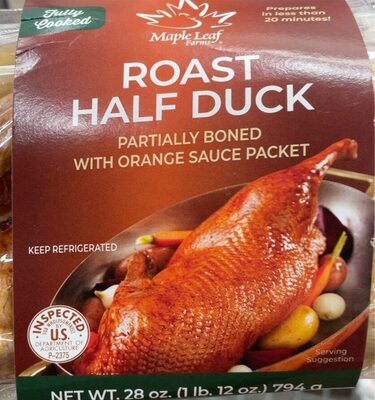 Roast Half Duck, Roast
