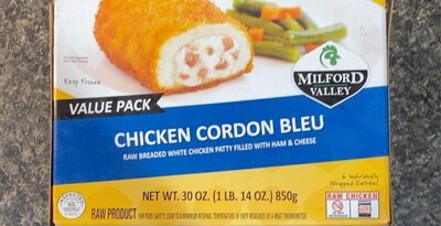 Milford Valley Chicken Cordon Bleu Value Pack, 30 Oz