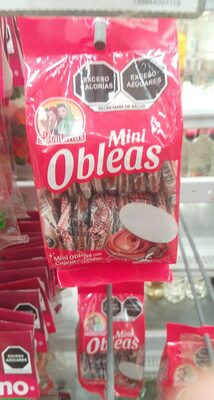 Obleas Mini Wafers With Milk Candy, Milk Candy
