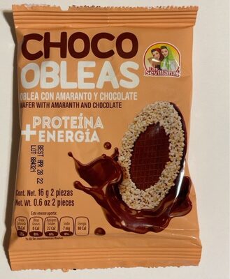 Choco Wafer With Amaranth And Chocolate, Choco