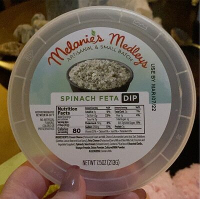 Spinach Feta Dip, Spinach Feta