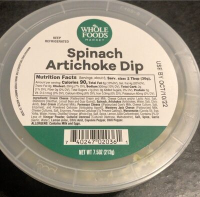 Spinach Artichoke Dip, Spinach Artichoke