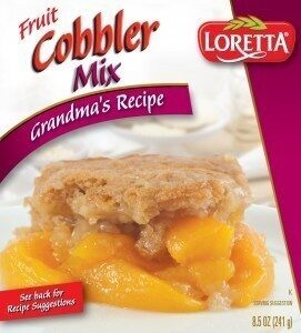 Fruit Cobbler Mix, Fruit