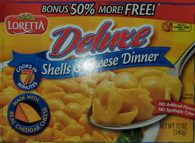 Deluxe Shells & Cheese Dinner, Deluxe