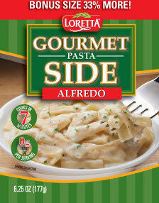 Alfredo Flavored Gourmet Side Pasta, Alfredo