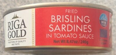 Fried Brisling Sardines In Tomato Sauce, Tomato Sauce