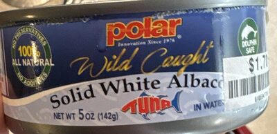 Wild Caught Solid White Albacore Tuna In Water