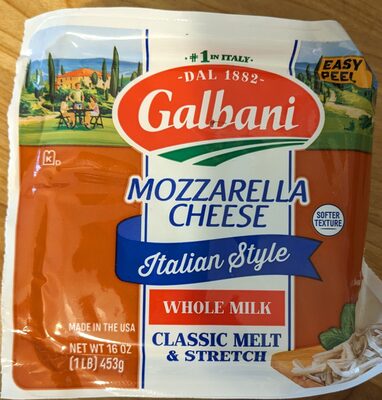 Italian Style Whole Milk Mozzarella Cheese