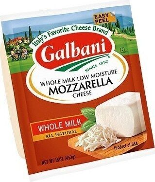 Galbani, Whole Milk Low Moisture Mozzarella Cheese