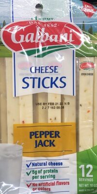 Pepper Jack Cheese Sticks