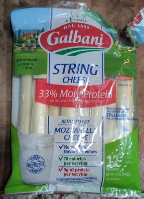Reduced Fat Mozzarella String Cheese