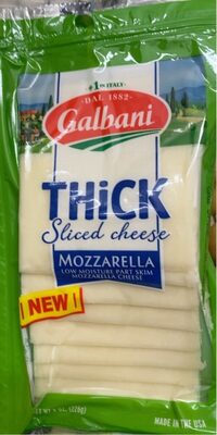 Thick Mozzarella Sliced Cheese