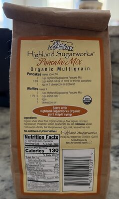 Organic Multigrain Pancake Mix, Multigrain