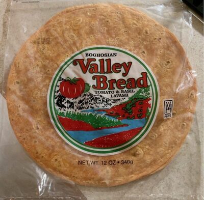 Tomato & Basil Lavash Valley Bread, Tomato & Basil