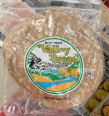 Whole Wheat Lavash Valley Bread, Whole Wheat
