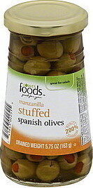 Lowes Foods, Manzanilla Stuffed Spanish Olives