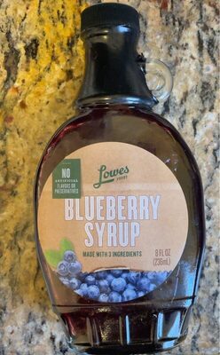 Blueberry Syrup, Blueberry